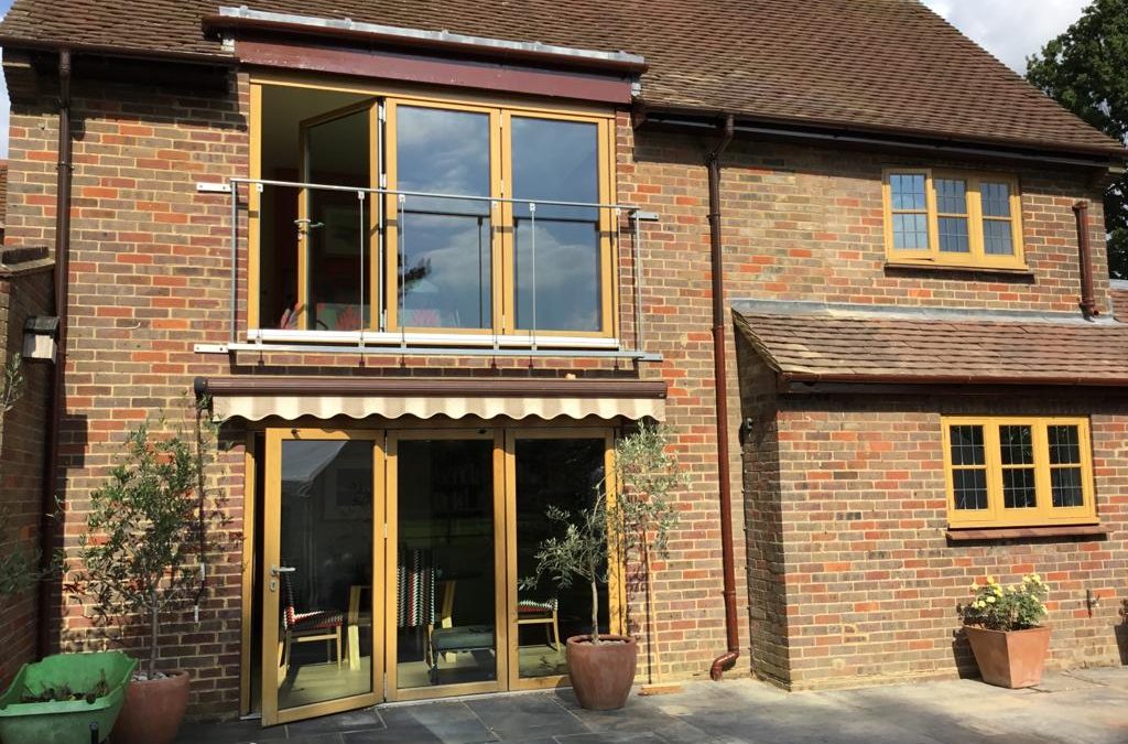 Little Gaddesden – gable end and new flat roofing